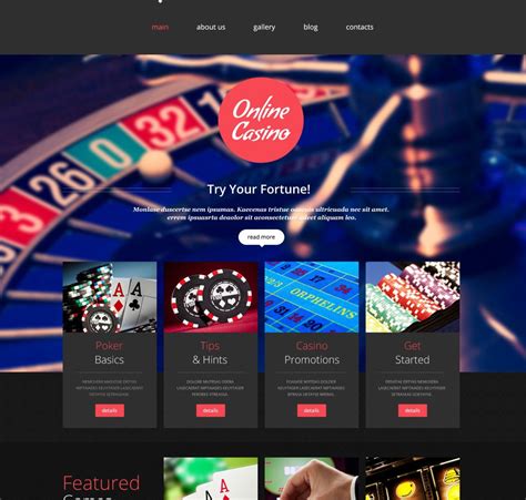 template casino online free